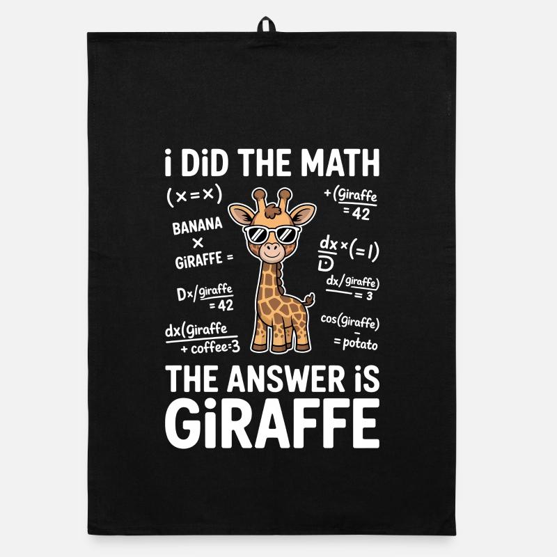 Don drôle de maths Dictons, Girafe Torchon bio