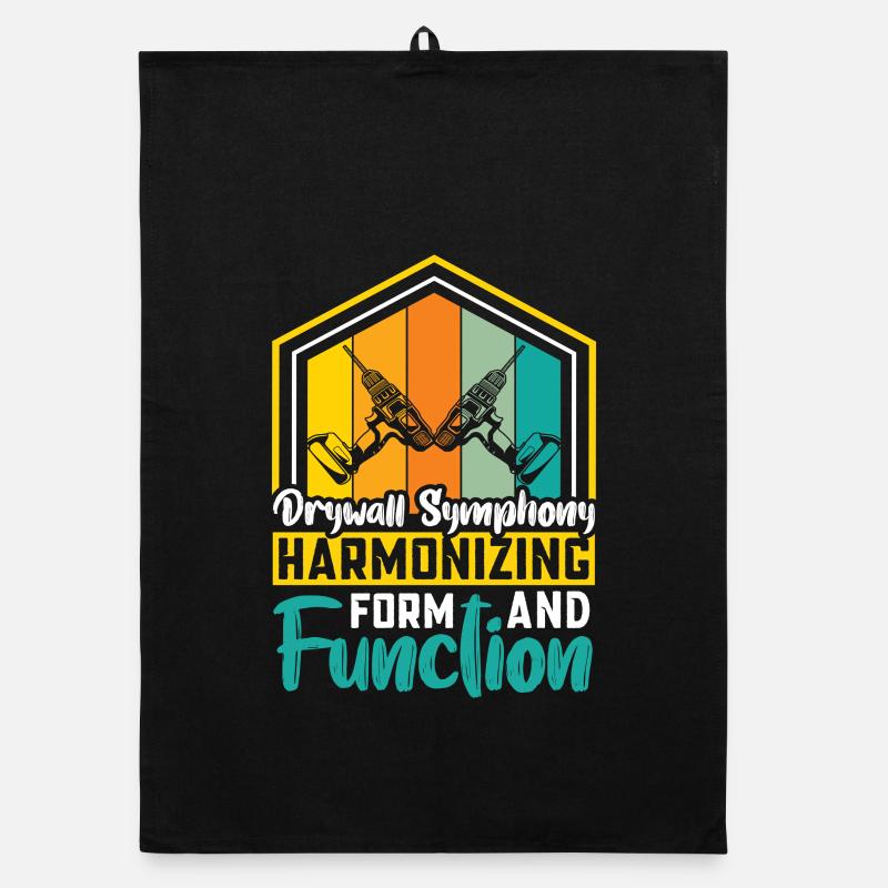 Constructeur de plaques de plâtre Installateur de plaques de plâtre Torchon bio