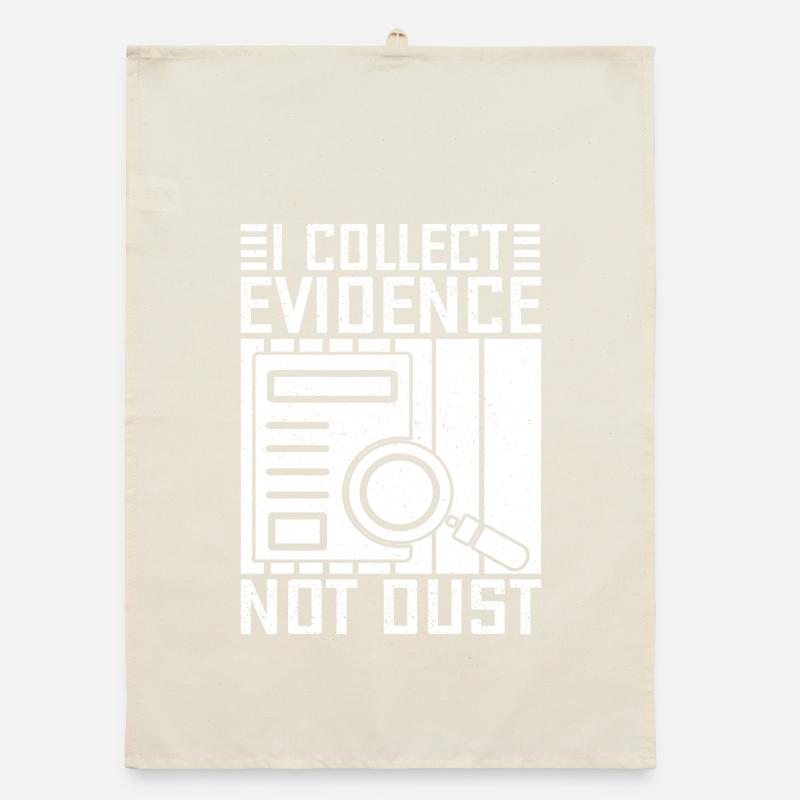 Forensic Analyst Collect Evidence Not Dust Squad Organic Geschirrtuch