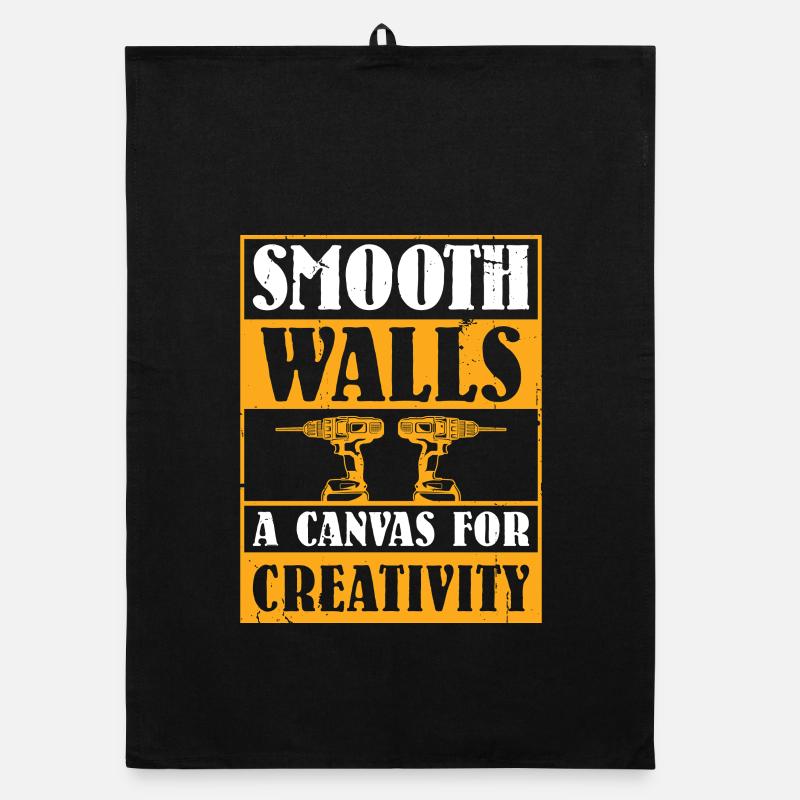 Constructeur de plaques de plâtre Installateur de plaques de plâtre Torchon bio