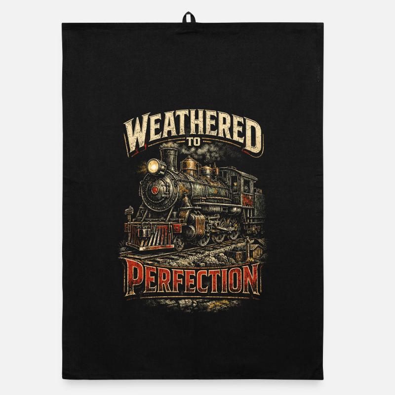 Modelleisenbahn Eisenbahn Weathered To Perfection Organic Geschirrtuch
