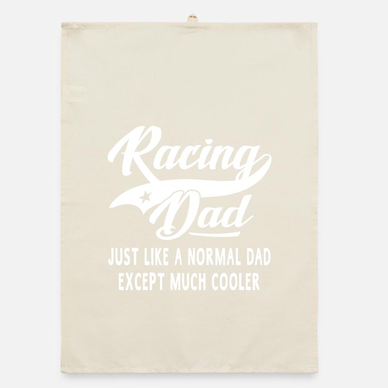 Papa de course : Un tee bien plus cool Torchon bio