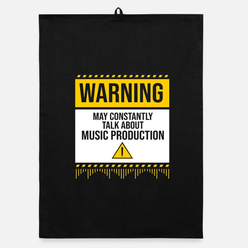 Keyboard DJ Djing Label Organic dish towel