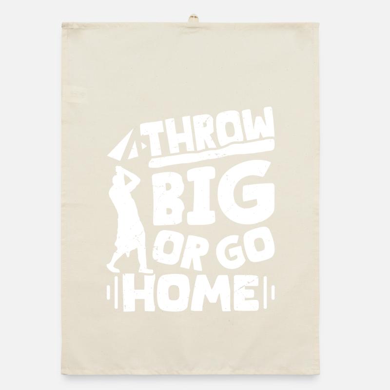 Scottish Highland Games Werfen Sie alles oder gehen Sie nach Hause Organic Geschirrtuch