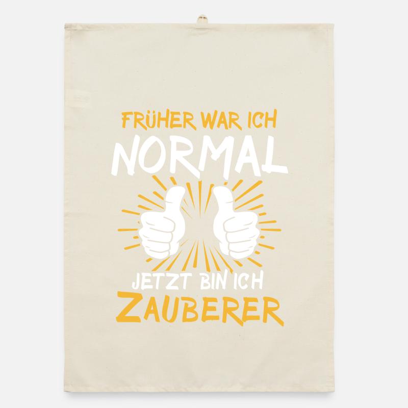 Zauberer Spruch Organic Geschirrtuch