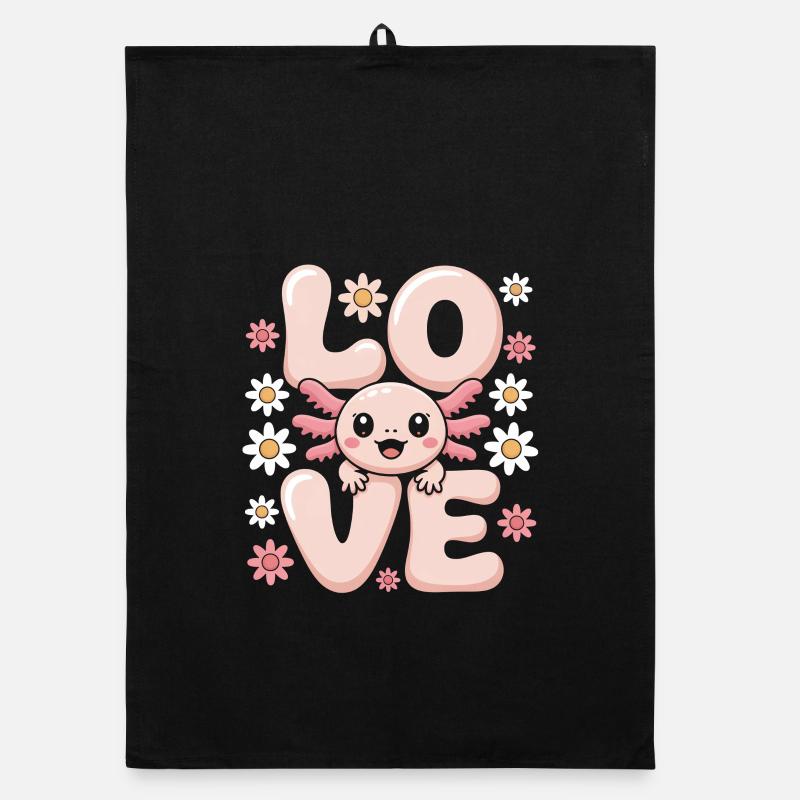Love Bloom Mascotte mignonne Torchon bio
