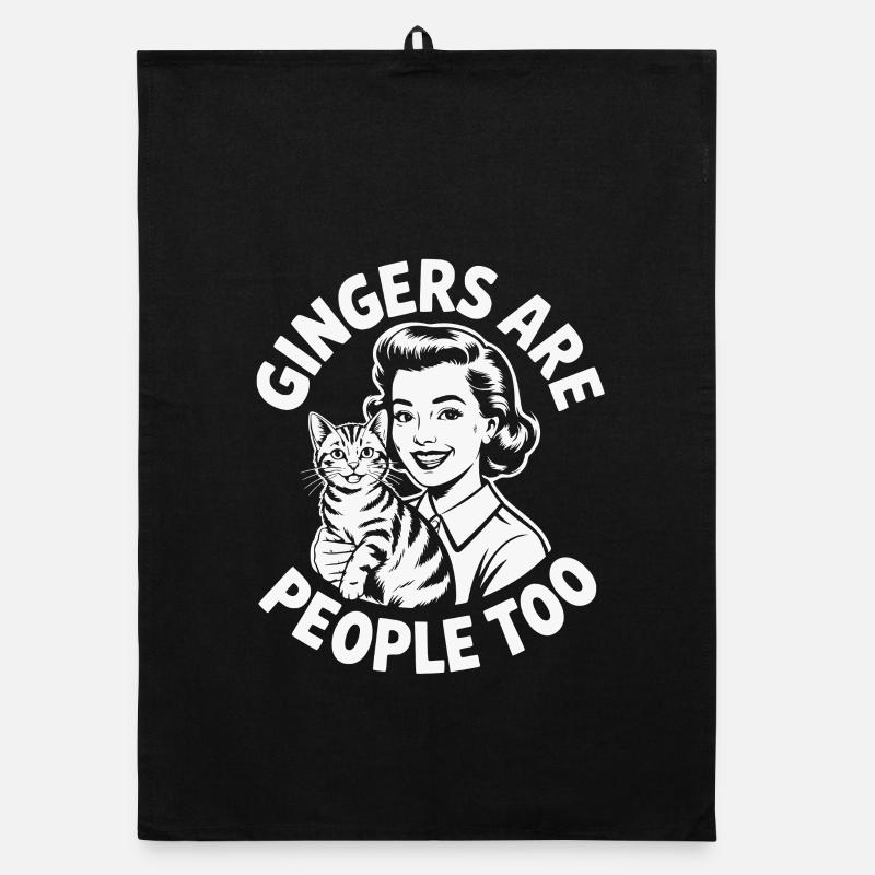 Gingers Are People Too Organic Geschirrtuch
