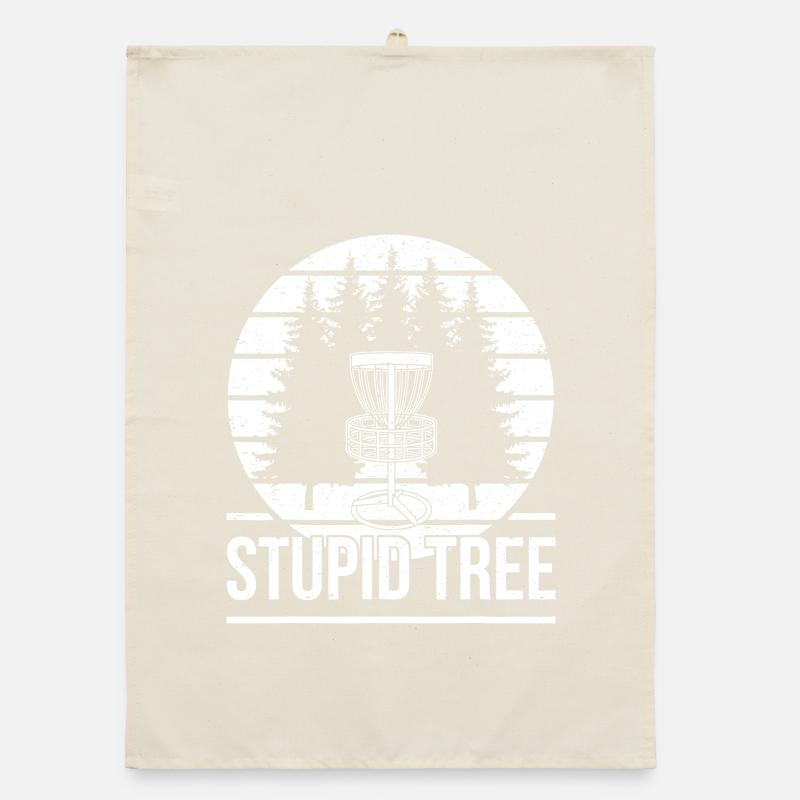 Stupid Tree Forest Tee Organic dish towel