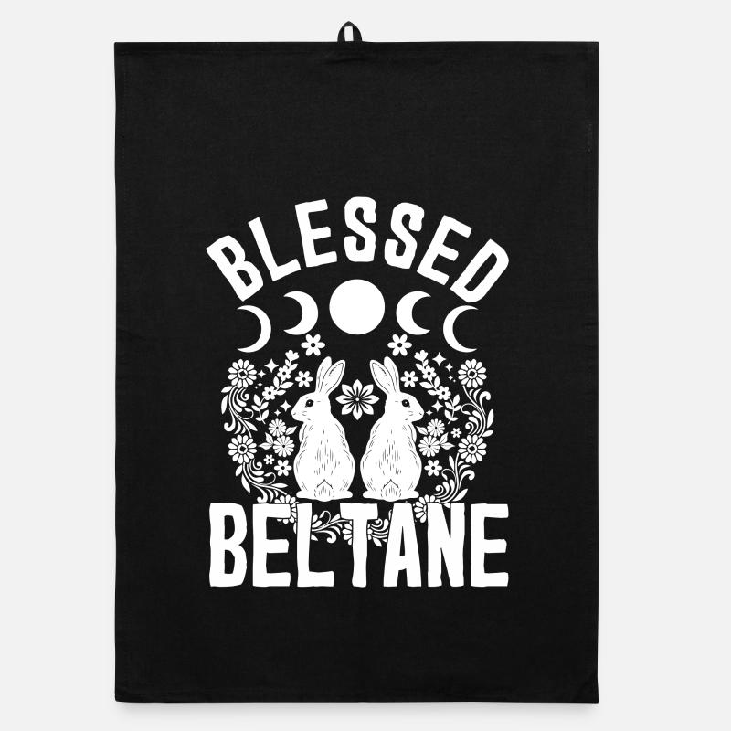 Bénédictions de Beltane Premier Mai Paganisme du Lapin Paganisme Torchon bio