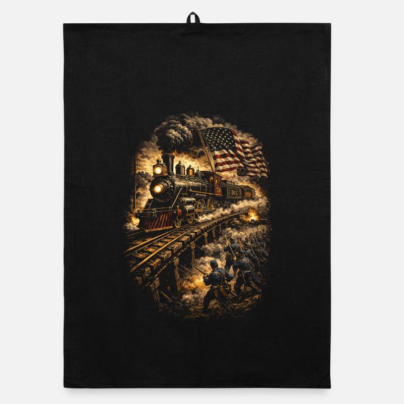 Model Railway Railway Organic dish towel