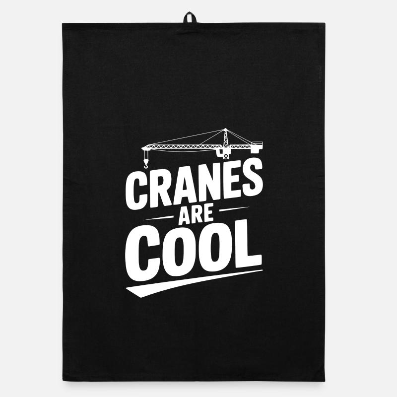 Kraniche sind cool Organic Geschirrtuch