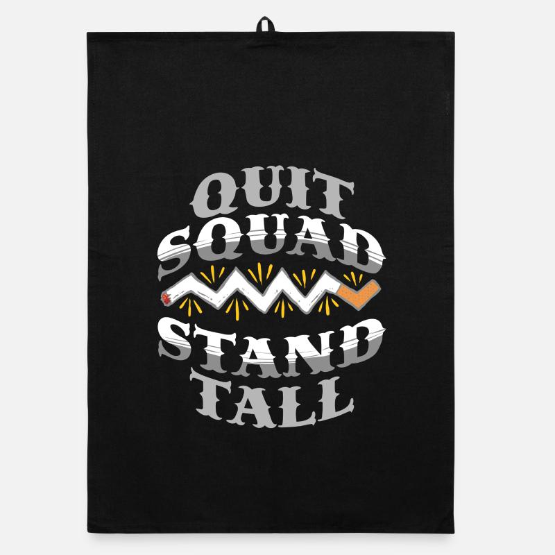 Nichtraucher Ex Raucher Quit Squad Organic Geschirrtuch