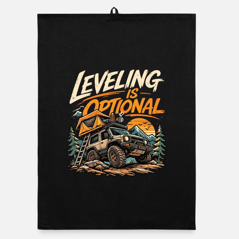 Le leveling est optionnel – Aventure de camping tout-terrain Torchon bio