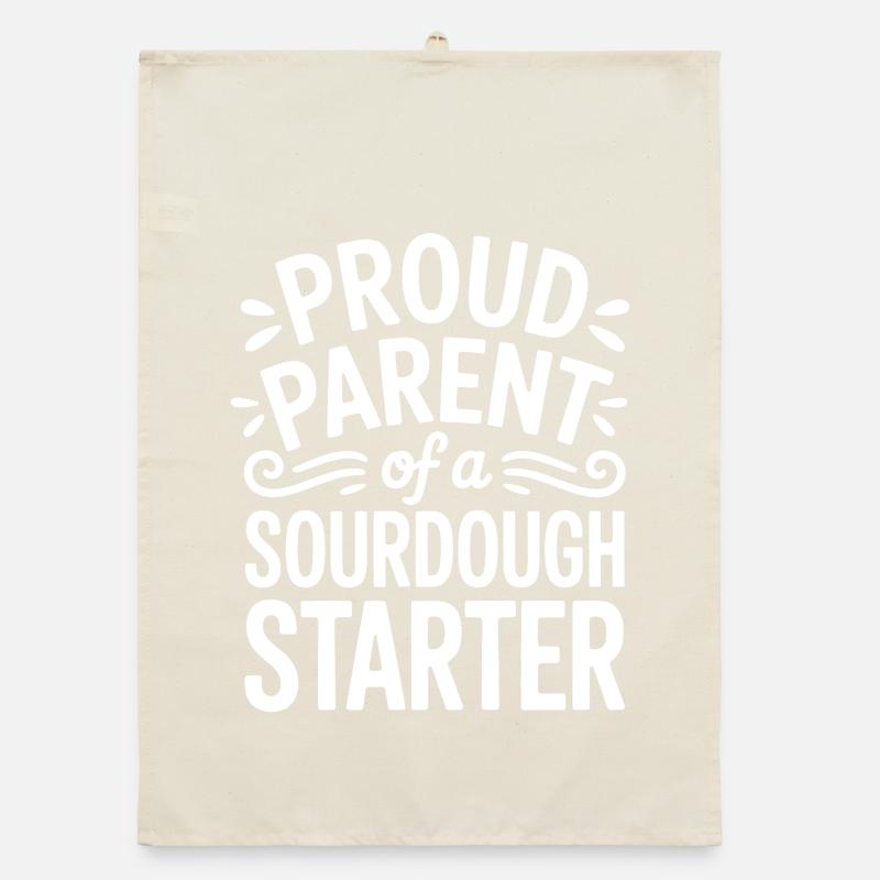 Stolzer Sauerteigstarter-Elternteil Organic Geschirrtuch