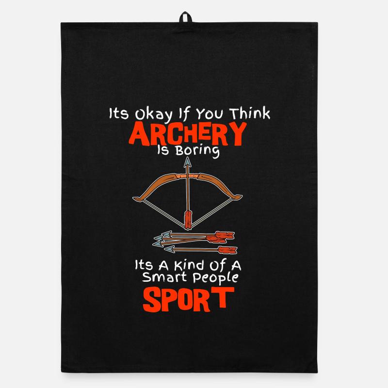 Archery Sport: Intelligentes Hobby Bogenschießen Organic Geschirrtuch
