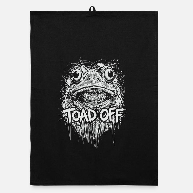 Toad Off Internet Meme Frog Organic Geschirrtuch