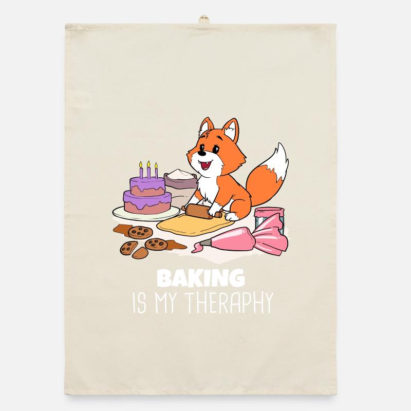 Fuchs Baking Therapy: Cakes & Cookies Organic dish towel