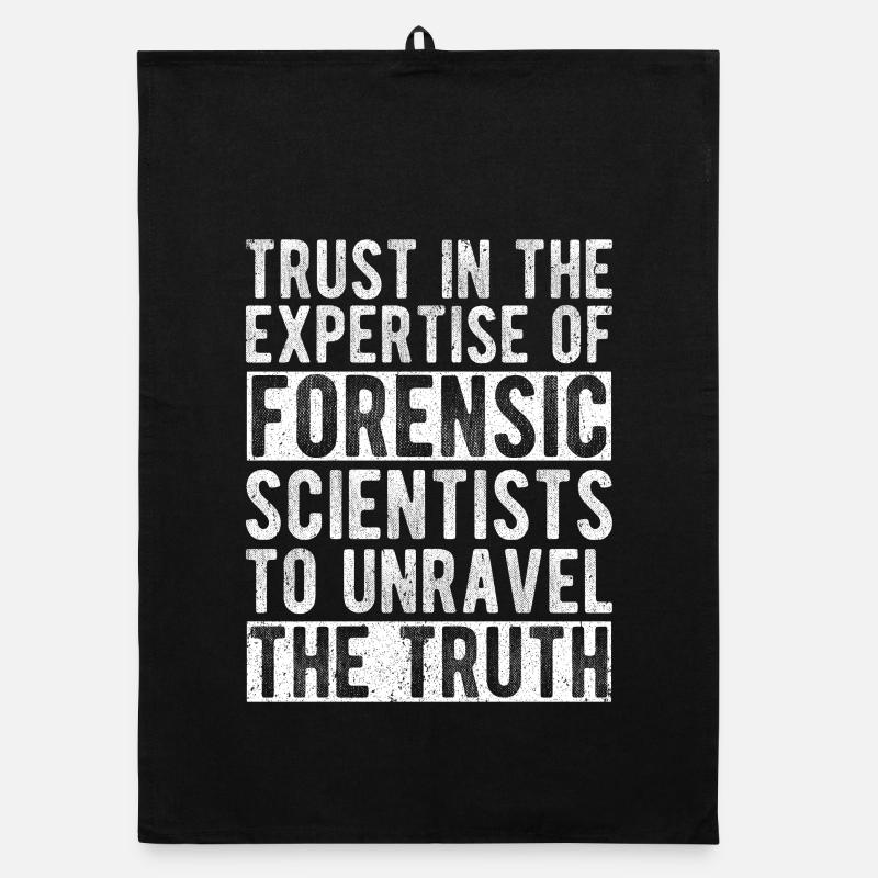 Forensic Analyst Unravel The Truth Squad Crime Lab Organic dish towel