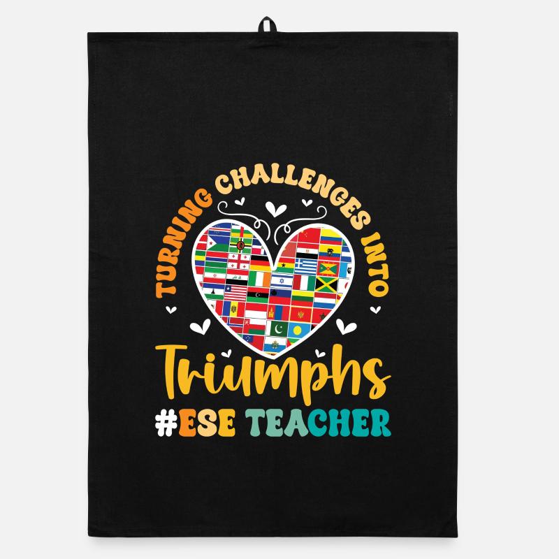 Cadeaux pour les enseignants ESE Torchon bio