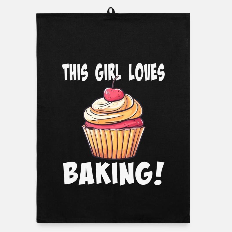 This girl loves baking Organic dish towel