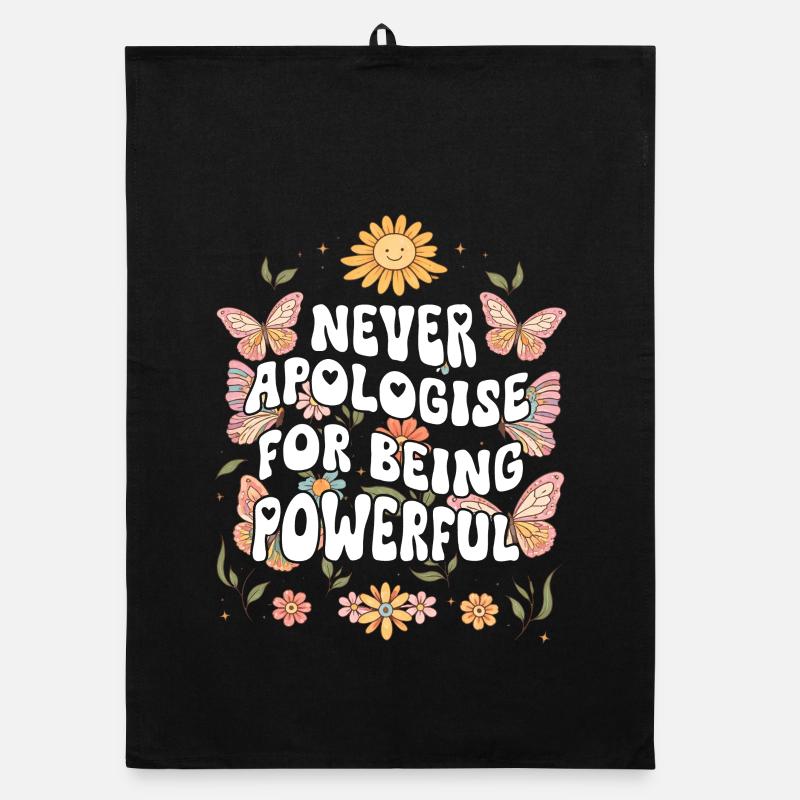 Graphique inspirant de fan papillon Torchon bio