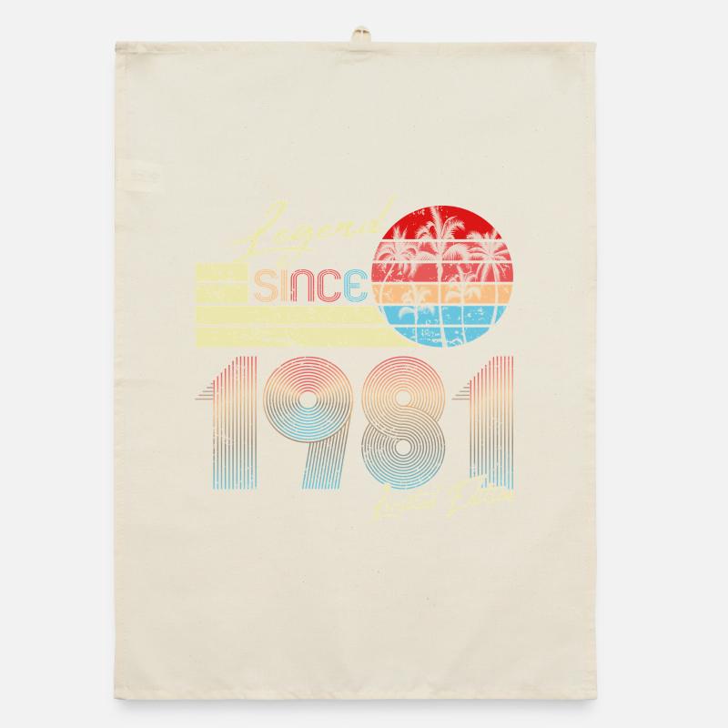 Retro Legend 1981 Édition Limitée Torchon bio