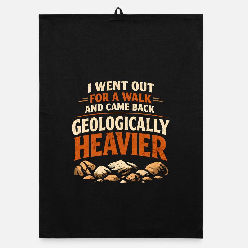 Harder back | Geology Stone Collector Organic dish towel