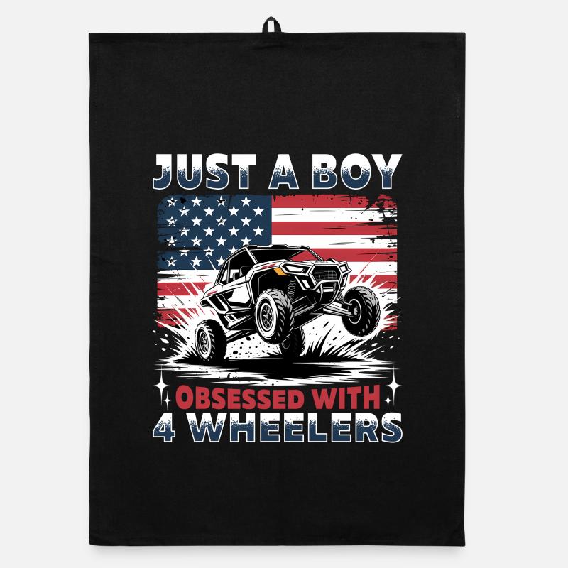 UTV Tout-Terrain Boy Men 4 Wheels Side by Side Torchon bio