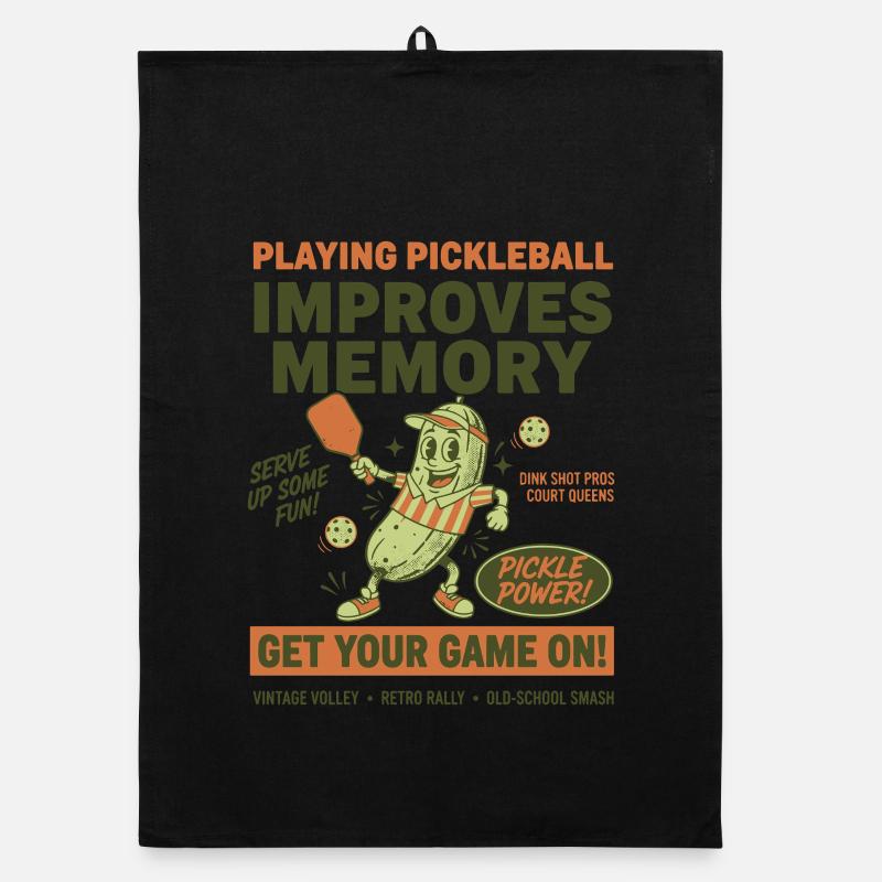 Pickleball Playing Pickle Ball Improves Memory Organic dish towel