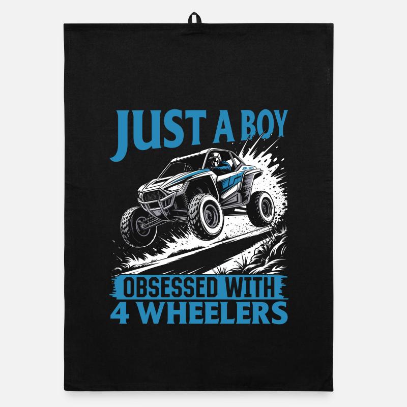 UTV Off Road Boy Men 4 Wheeler Side by side Organic Geschirrtuch