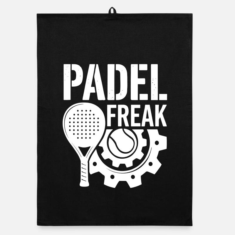 Padel Freak Sport Enthusiasm Performance Organic dish towel