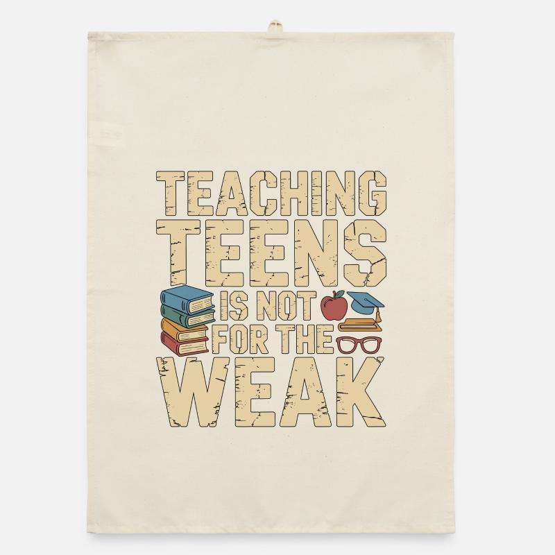 Enseignant de lycée enseignant aux adolescents Torchon bio