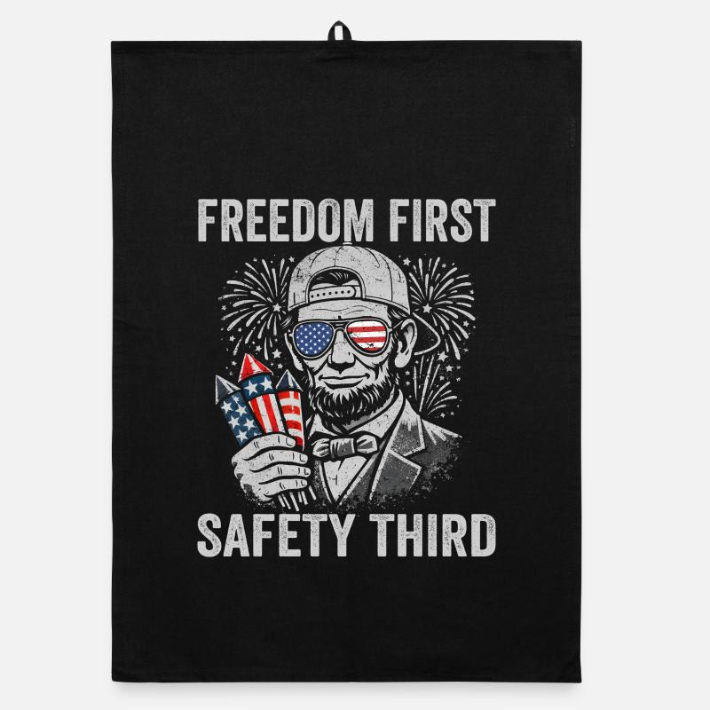 Freedom First, Safety Third, Lin Organic dish towel