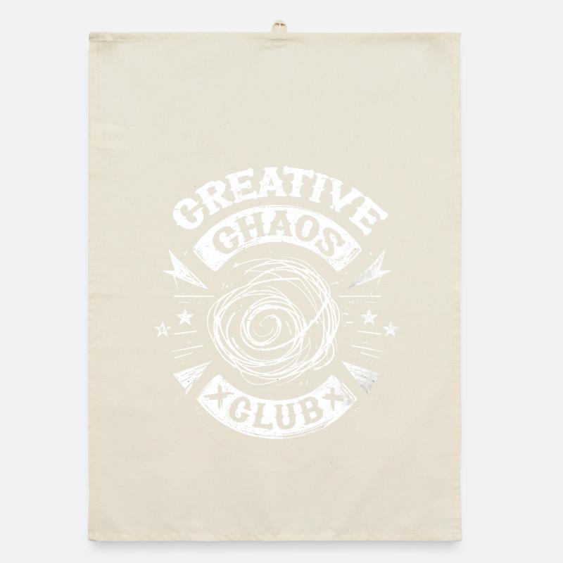 Scribble Doodle Drawing Organic dish towel