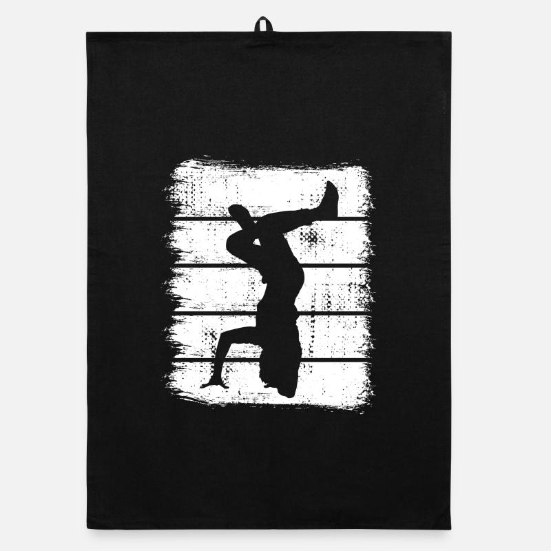 Breakdancers Organic dish towel