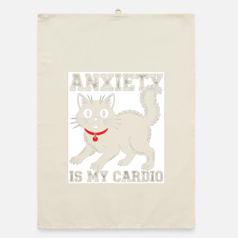 L’anxiété, c’est mon chat cardio Torchon bio