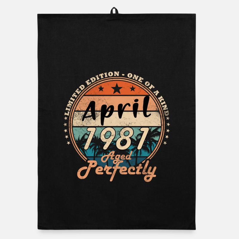 April 1981 Organic dish towel