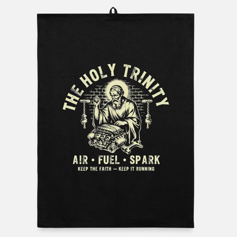 Holy Trinity Engine Spark Organic Geschirrtuch