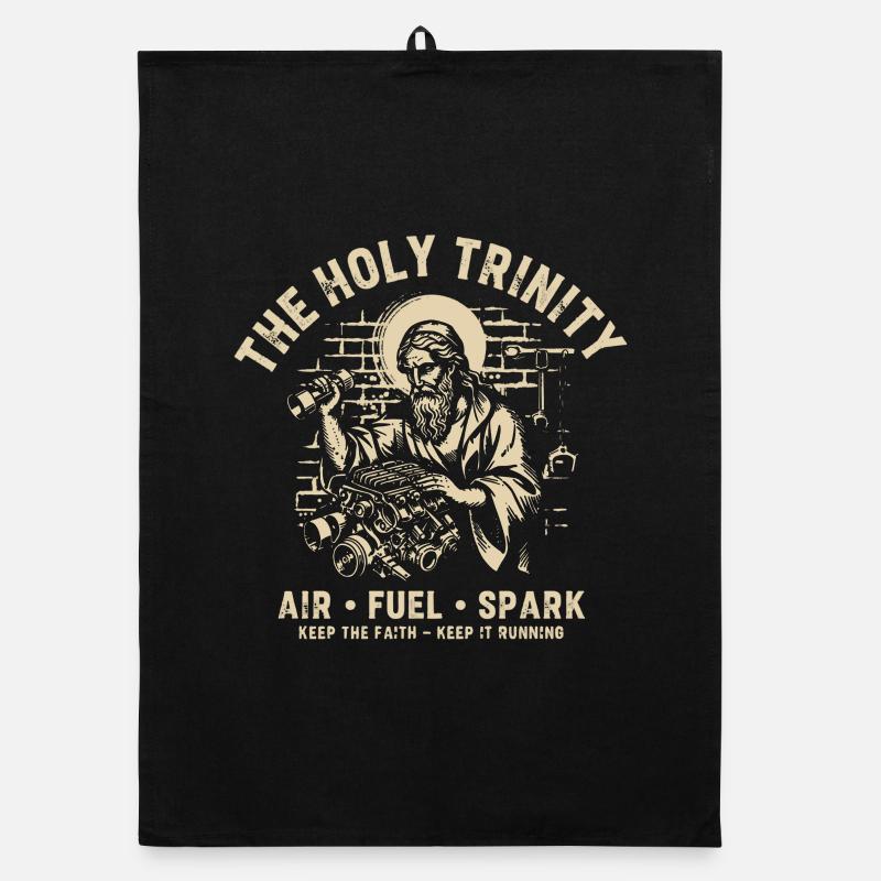 Holy Trinity Air Fuel Spark Organic Geschirrtuch