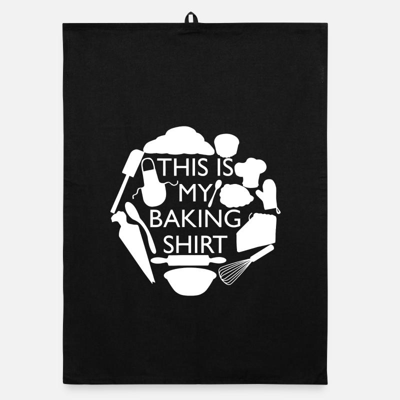 This Is My Baking Shirt – Kitchen Art Organic dish towel