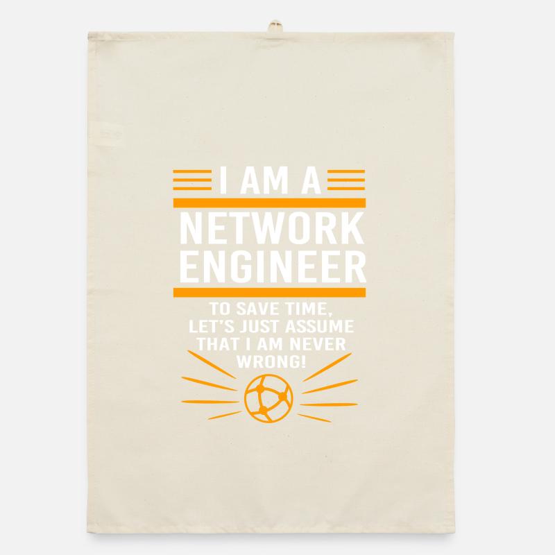Network Computer Scientist Programmer Admin Organic dish towel