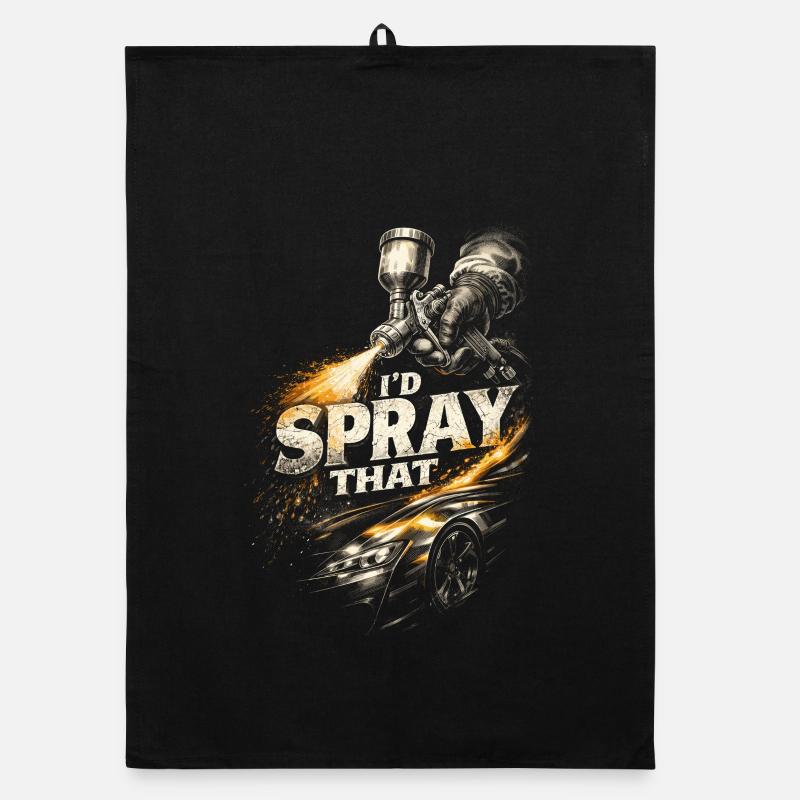 Vehicle Painter Car Painter I'd Spray That Organic dish towel