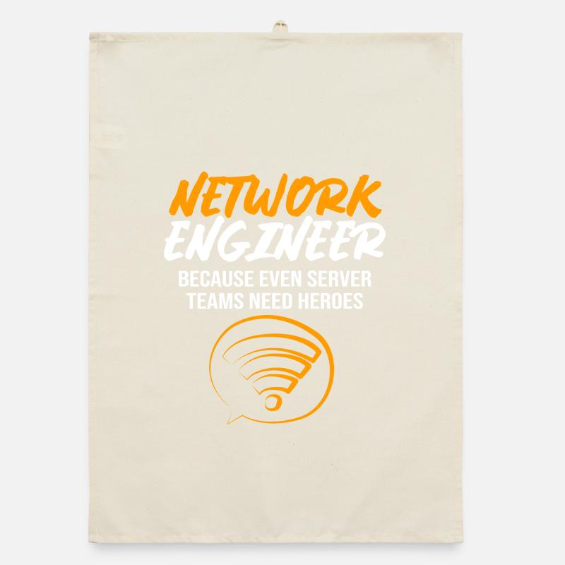 Netzwerk Informatiker Programmierer Admin Organic Geschirrtuch