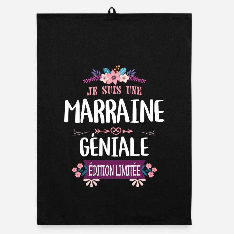 Marraine Géniale Édition Limitée Torchon bio