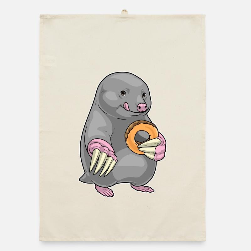 Mole Donut Organic dish towel
