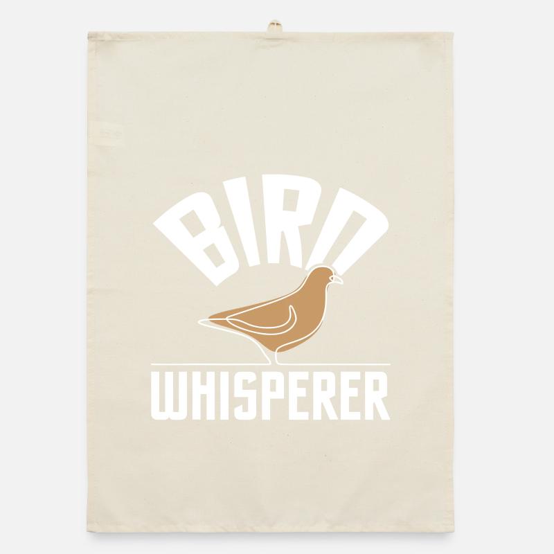 Bird Whisperer Logo Tee Organic dish towel