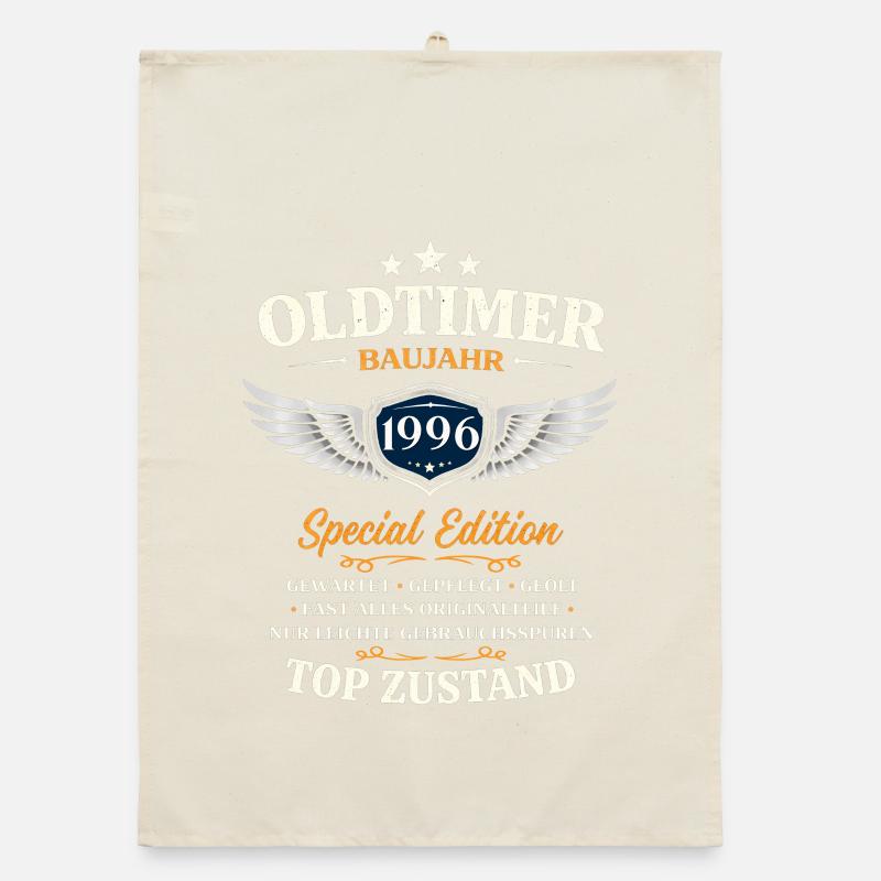30. Geburtstag Geschenk Mann Oldtimer Vintage 1996 Organic Geschirrtuch