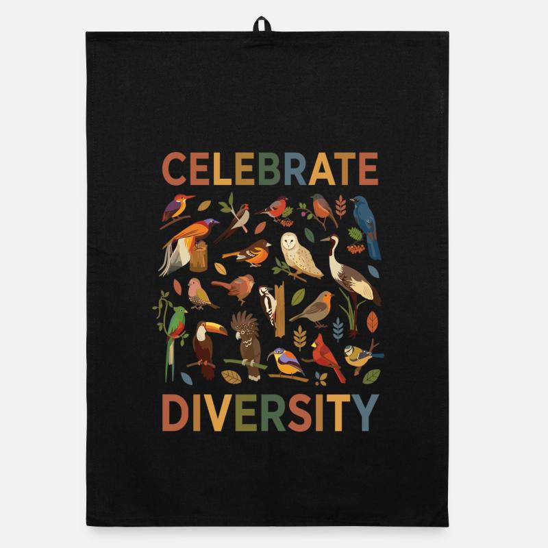 Don de la diversité des oiseaux Torchon bio