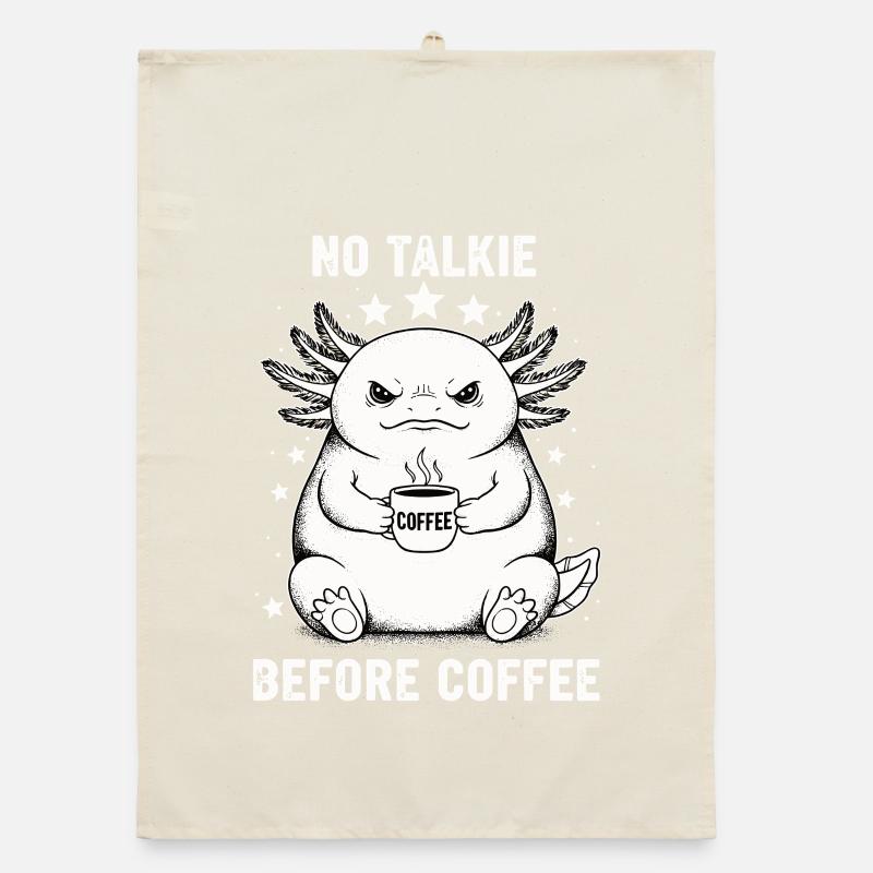 Pas de conversation devant un axolotl amateur de café Torchon bio