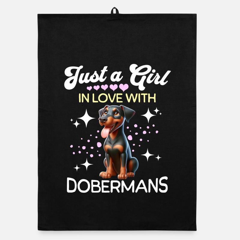 Fille Doberman Torchon bio